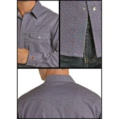 Rock & Roll Cowboy Men's Blue Fire Resistant Long Sleeve Shirt B2S6564 7 Rock & Roll Cowboy Men's Blue Fire Resistant Long Sleeve Shirt B2S6564 -WesternWearWonder 57 63ab8dfb 0711 4985 9cea 690a6f68bcde