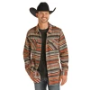 Rock & Roll Cowboy® Men's Aztec Snap Down Shirt Jacket 92-2052 -WesternWearWonder 92 2052