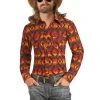 Rock & Roll Denim Men's Bull Skull Aztec Print Black Snap Shirt B2S3338 1 Rock & Roll Denim Men's Bull Skull Aztec Print Black Snap Shirt B2S3338 -WesternWearWonder B2S3338