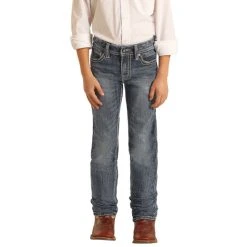 Rock & Roll Denim Boy's Reflex Revolver Medium Vintage Jeans BBS2810