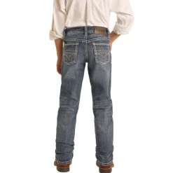 Rock & Roll Denim Boy's Reflex Revolver Medium Vintage Jeans BBS2810 7 Rock & Roll Denim Boy's Reflex Revolver Medium Vintage Jeans BBS2810 -WesternWearWonder BBS2810 B