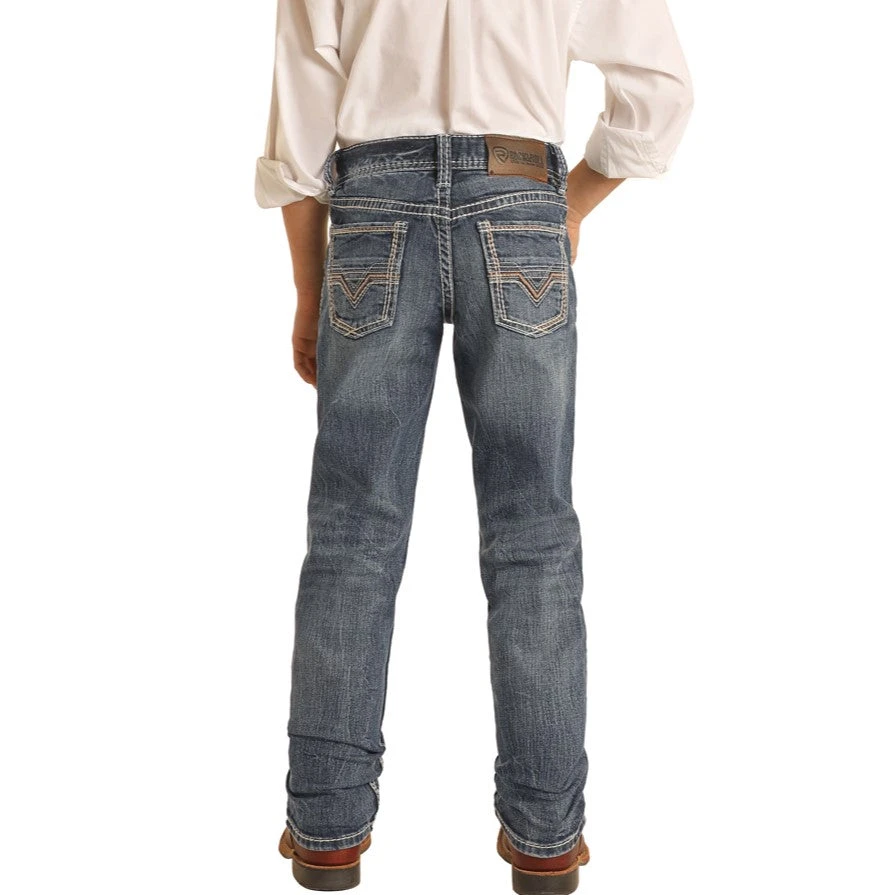 Rock & Roll Denim Boy's Reflex Revolver Medium Vintage Jeans BBS2810 5 Rock & Roll Denim Boy's Reflex Revolver Medium Vintage Jeans BBS2810 - Image 3