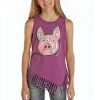 Rock & Roll Cowgirl Children's Pig Graphic Purple Tank G1-8125 2 Rock & Roll Cowgirl Children's Pig Graphic Purple Tank G1-8125 -WesternWearWonder G1 8125Z
