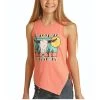 Rock & Roll Cowgirl Girl's Skull Print Graphic Corral Tank Top G1-9237 -WesternWearWonder G1 9237
