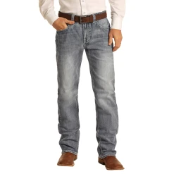Rock & Roll Denim® Men's Double Barrel Straight Leg Jeans M0S3569 -WesternWearWonder M0S3569