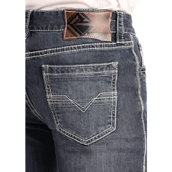 Rock & Roll Cowboy® Men's Pistol Straight Leg Jeans M1P1766 -WesternWearWonder M1P1766 2