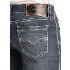 Rock & Roll Denim® Men's Relax Pistol Indigo Wash Denim Jeans M1P3473 -WesternWearWonder M1P3473 1
