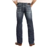 Rock & Roll Denim® Men's Relax Pistol Indigo Wash Denim Jeans M1P3473 -WesternWearWonder M1P3473