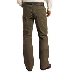 Rock & Roll Denim® Men's Olive Revolver Straight Leg Jeans M1R3589