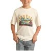Rock & Roll Cowboy Graphic Rodeo Time Desert Sunset T-shirt P3T3367 2 Rock & Roll Cowboy Graphic Rodeo Time Desert Sunset T-shirt P3T3367 -WesternWearWonder P3T3367