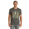Rock & Roll Cowboy Men's Rodeo Time Charcoal Graphic T-Shirt P9-3364 -WesternWearWonder P9 3364a