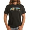 Rock & Roll Cowboy Men's Dale Brisby Black Graphic T-Shirt P9-6500 -WesternWearWonder P9 6500