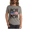 Rock & Roll Cowboy Men's Dale Brisby POW POW Slogan T-Shirt P9-9315 -WesternWearWonder P9 9315