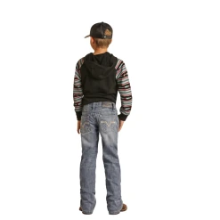 Rock & Roll DenimĀ® Youth Boy's Medium Vintage Bootcut Jeans RRBD0BR0LE