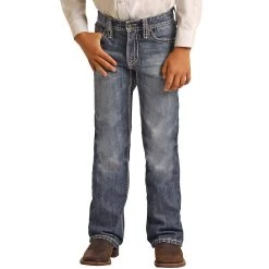 Rock & Roll Denim® Youth Boy's Medium Wash Denim Jeans RRBD0BRZPD -WesternWearWonder RRBD0BRZPD AZ 50565321 2fceccea 0ef1 4fc9 9a64 d7292cd39024