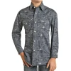 Rock & Roll Cowboy® Youth Boy's Conversational Snap Shirt RRBSOSR08X -WesternWearWonder RRBSOSR08X