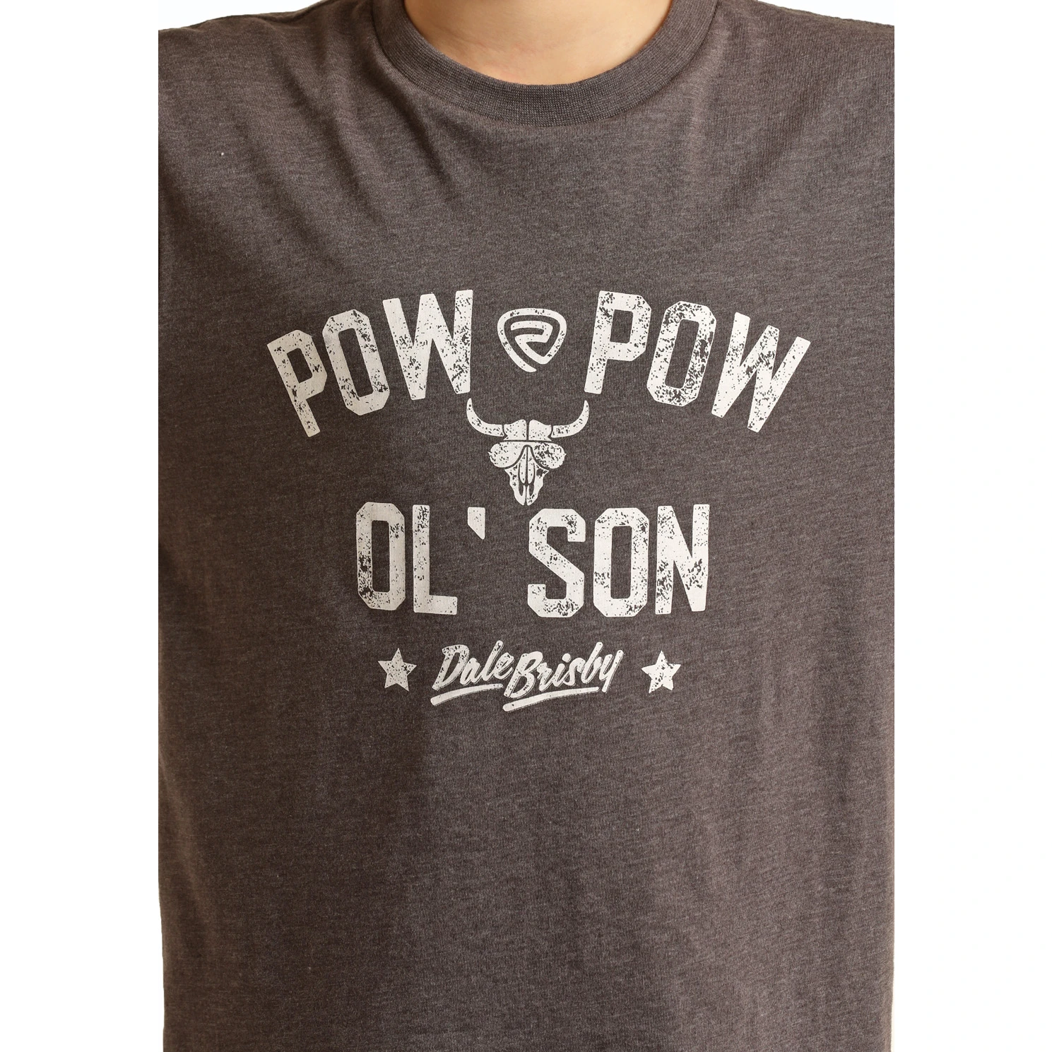 Rock & Roll Cowboy® Youth Boy's Grey Dale Brisby T-Shirt RRBT21RZM7-02 4 Rock & Roll Cowboy® Youth Boy's Grey Dale Brisby T-Shirt RRBT21RZM7-02 - Image 2