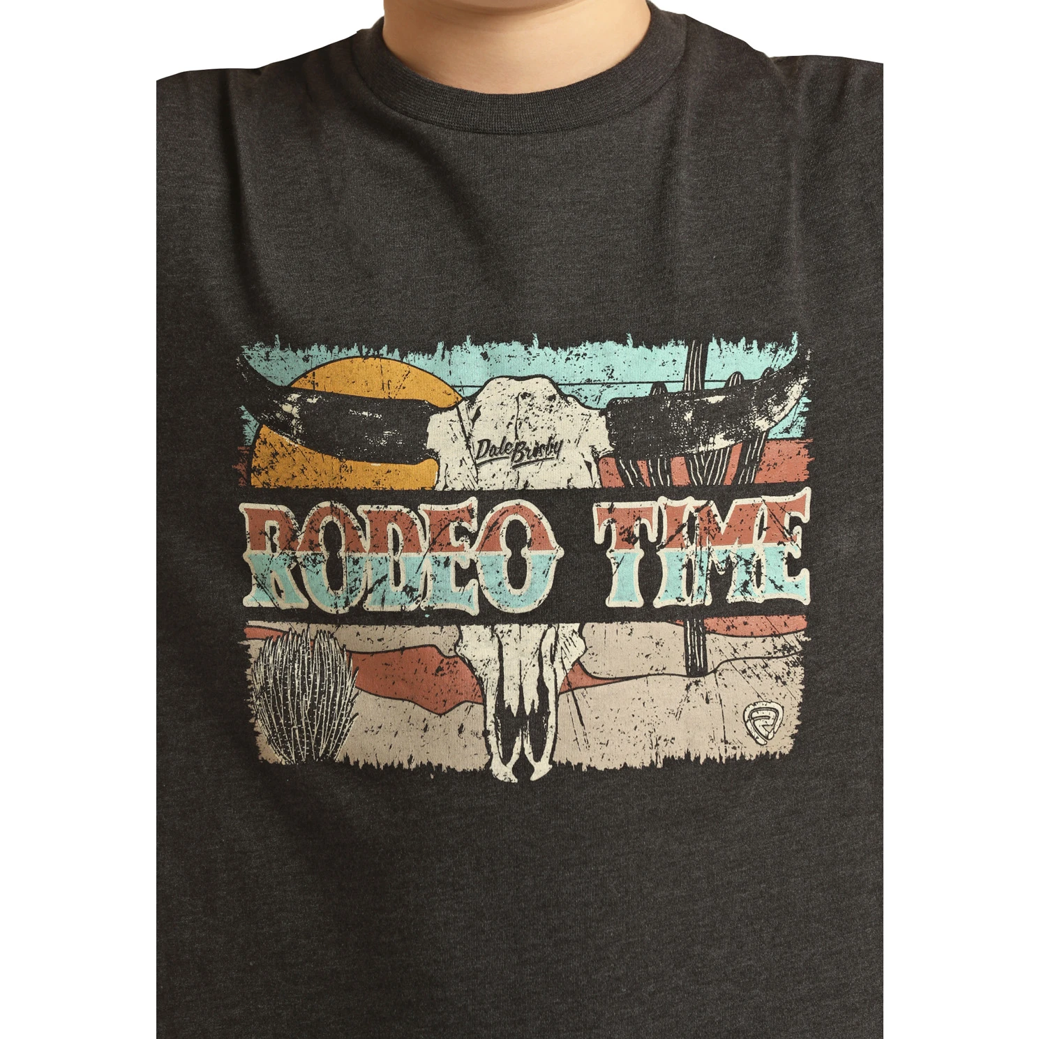 Rock & Roll Cowboy® Youth Boy's Dale Brisby Black Tee RRBT21RZMA-01 4 Rock & Roll Cowboy® Youth Boy's Dale Brisby Black Tee RRBT21RZMA-01 - Image 2