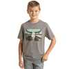 Rock & Roll Cowboy® Youth Boy's Longhorn Grey T-Shirt RRBT21RZMG-05 1 Rock & Roll Cowboy® Youth Boy's Longhorn Grey T-Shirt RRBT21RZMG-05 -WesternWearWonder RRBT21RZMG 05