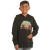 Rock & Roll® Youth Boy's Desert Print Black Hoodie RRBT94R05Z-01
