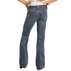 Rock & Roll® Youth Girl's Piping Loop Trouser Jeans RRGD5MRZQJ-202 -WesternWearWonder RRGD5MRZQJ 202