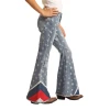 Rock & Roll Denim® Girl's Americana Pull On Bell Bottoms RRGD7PRZSY -WesternWearWonder RRGD7PRZSY 1