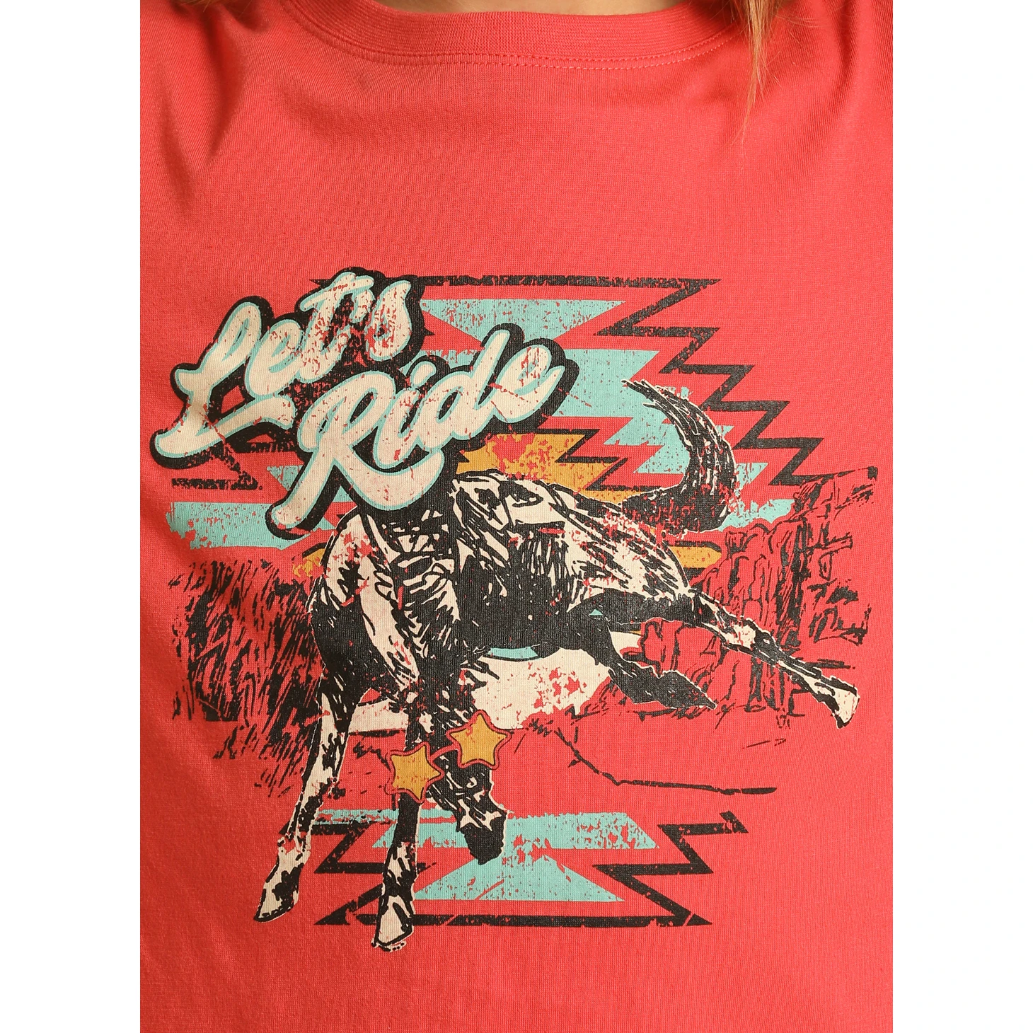 Rock & Roll® Youth Girl's Basic Pink Graphic T-Shirt RRGT22R070-67 4 Rock & Roll® Youth Girl's Basic Pink Graphic T-Shirt RRGT22R070-67 - Image 2