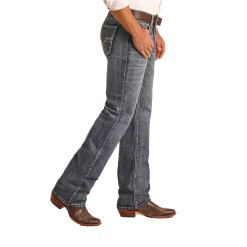 Rock & Roll Men's Two Tone Raise Medium Vintage Jeans RRMD0SRZSR -WesternWearWonder RRMD0SRZSR2