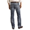 Rock & Roll Men's Revolver Reflex Medium Wash Jeans RRMD1RRZSI -WesternWearWonder RRMD1RRZSIback