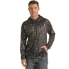 Rock & Roll Cowboy® Men's Cactus Print Black Hoodie RRMT94R06M-01 -WesternWearWonder RRMT94R06M 01