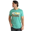 Rock & Roll Unisex Turquoise Bucking Horse Sunset Tee RRUT21R064-86 -WesternWearWonder RRUT21R064 86 2