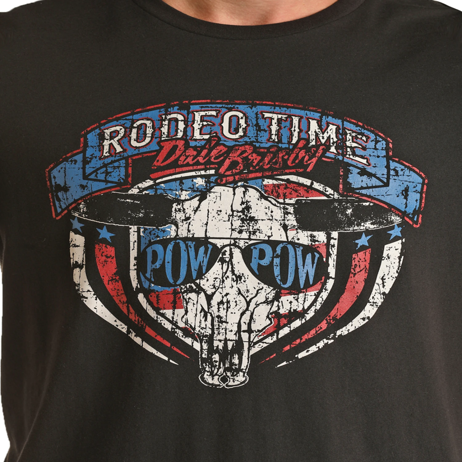 Rock & Roll Denim® Unisex Dale Brisby Rodeo Time Graphic T-Shirt RRUT21R12R 5 Rock & Roll Denim® Unisex Dale Brisby Rodeo Time Graphic T-Shirt RRUT21R12R - Image 3