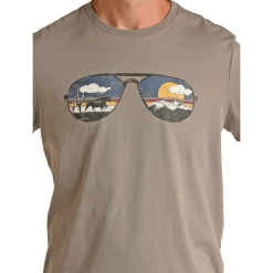 Rock & Roll Denim® Unisex Dale Brisby Sunglasses Grey Tee RRUT21R12T 7 Rock & Roll Denim® Unisex Dale Brisby Sunglasses Grey Tee RRUT21R12T -WesternWearWonder RRUT21R12T
