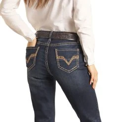 Ladies Cheetah Pocket Riding Jean -WesternWearWonder RRWD4RR0KM 1