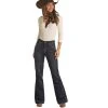 Rock & Roll Cowgirl High Rise With Rivets Trouser -WesternWearWonder RRWD5HR0GJ 58880