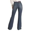 Rock & Roll Cowgirl High Rise Dark Wash Trousers -WesternWearWonder RRWD5HR0SK B 37066