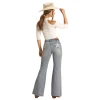 Rock & Roll Denim® Ladies Star Back Flare Jeans RRWD6HR0SO-204 -WesternWearWonder RRWD6HR0SO 204