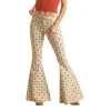 Rock & Roll Denim Ladies Beige Aztec Bargain Bell Jeans RRWD7PRZU6 -WesternWearWonder RRWD7PRZU6