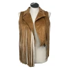 Rock & Roll Cowgirl® Ladies Microsuede Fringe Brown Vest RRWO98R0XU -WesternWearWonder RRWO98R0XU 2