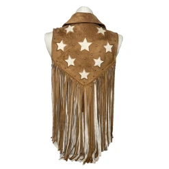 Rock & Roll Cowgirl® Ladies Microsuede Fringe Brown Vest RRWO98R0XU -WesternWearWonder RRWO98R0XU