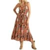 Rock & Roll Women's Multi Patch Dress -WesternWearWonder RRWRD0R16F