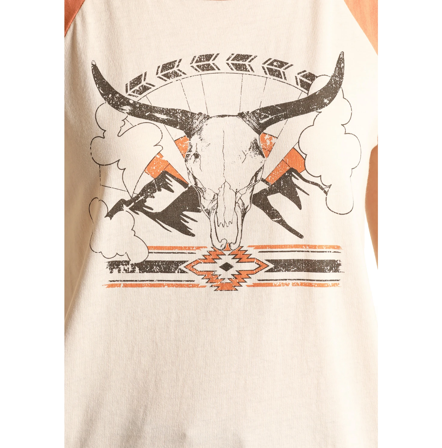 Rock & Roll® Ladies Natural Longhorn Graphic Tank Top RRWT20RZOC 4 Rock & Roll® Ladies Natural Longhorn Graphic Tank Top RRWT20RZOC - Image 2