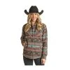 Rock & Roll Denim Teal Aztec Shacket -WesternWearWonder Screenshot2023 01 02160936