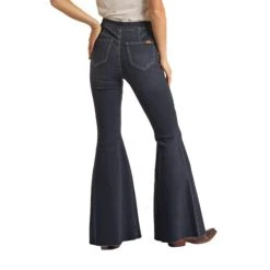 Rock & Roll Cowgirl Front Seam Bell Bottom Jeans -WesternWearWonder Screenshot2023 06 09154533