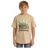 Rock & Roll Cowboy Children's Dale Brisby Taupe Graphic T-Shirt RRBT21R06D-26