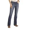 Rock & Roll Denim Juniors Medium Wash Mid Rise Jeans W1-3542 -WesternWearWonder W1 3542