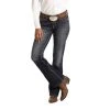 Rock & Roll Denim Juniors Dark Wash Mid Rise Jeans W7-3550 -WesternWearWonder W7 3550