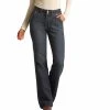 Rock & Roll Cowgirl Jr. Fit High Rise Dark Wash Trouser -WesternWearWonder W8H2687 1