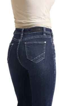 Rock & Roll Denim High Rise Trouser Extra Stretch Jeans W8H4165 10 Rock & Roll Denim High Rise Trouser Extra Stretch Jeans W8H4165 -WesternWearWonder W8H4165 C min