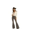 Rock & Roll Denim Ladies High Rise Grey BargainWPB2669 1 Rock & Roll Denim Ladies High Rise Grey BargainWPB2669 -WesternWearWonder WPB2669